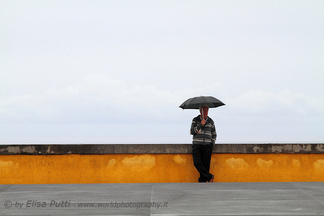 in the rain